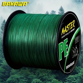 Resim BAKAWA X8 300m 8-Dalgalı Örgülü Balıkçılık İpi, Tatlı ve Tuzlu Suda Kullanım İçin Uygun Dayanıklı Karp Takımı - Noel için En İyi Seçim 