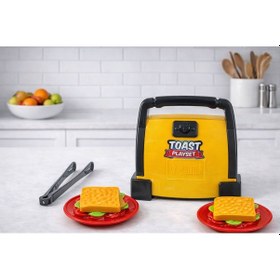 Resim Oyuncak Tost Makinesi Seti Sarı 01 