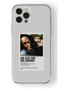 Resim Multitronic Iphone 13 Pro Uyumlu Fast And The Furious Poster Tasarım Baskılı Şeffaf Kılıf 