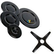 Resim Inter 1 Li Cezvelik Aparatı Ankastre Set Üstü Ocak 4 Lü Kapak Takımı 