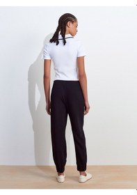 Resim Dilvin 71608 Manşetli Jogger Pantolon-siyah Siyah 