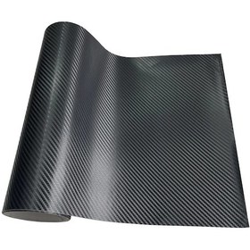 Resim 3d Karbon Siyahı-10 Cm X 150 Cm-3d Karbon Fiber Vinil Wrap Film Parlak Siyah Vinil Wrap Sarma Levha Rulo Film Araç 
