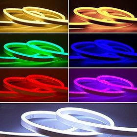 Resim Sunlight Neon 12V Hortum Şerit Led 2/5/10 Metre Renkli Işık (Mavi, 2) 