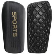 Resim Siyah 1 Çift Futbol Tekmelik Darbeye Dayanıklı Ayak Koruma Yumuşak Elastik Kalınlaşmış Kabuk Futbol Tekmelikler Uzun Çorap Ekleme Tekmelik S Siyah 