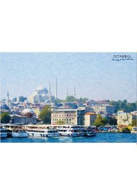 Resim Yapışkanlı Pano/İstanbul, Manzara 33X48 Cm. 