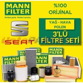 Resim Seat Leon 1.2 Tsı Mann-Filter Filtre Bakım Seti 2013-2017 Cjz, 