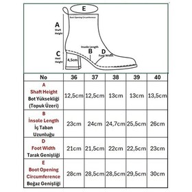 Resim Kadın Hakiki Deri 4.5 Cm Topuklu El Yapımı Tokalı Rahat Günlük Bot Siyah 