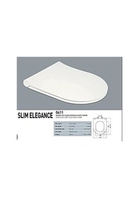 Resim Nkp Slim Elegance Klozet Kapağı - Yavaş Kapanan Duroplast 0411 Diğer 