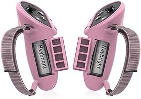 Resim AMBISON Upgraded Controller Grips Cover for Meta Quest 3 Accessories,with Adjustable Nylon Active Knuckle Straps&Battery Opening Protector,Anti Throw Relax Hands Enhance Holding (Pink) 