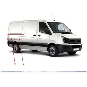Resim Volkswagen Crafter Sürgülü Kapı Çıtası 1 Prç Krom U.Ş 2006-2011 