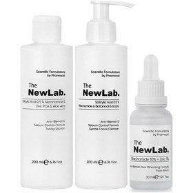 Resim The Newlab. Sivilce Ve Siyah Nokta Önleyici Gözenek Sıkılaştırıcı Bakım Seti 