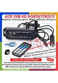 Resim Eu-02 Focus 3 Uyumlu Bluetooth Oto Teyp Usb/Sd Çevirici Aux Özel 