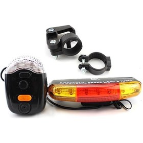 Resim Elektronik Bisiklet Korna. Sinyal. Stop Lambası 