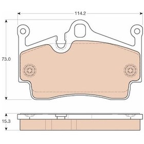 Resim Trw Fren Balatası Arka 911 1997-2005 Boxster 2004- 