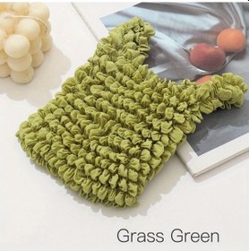 Resim Elmpaly 1 Adet Büyük Kapasiteli Katlanır Stretch Alışveriş Çantası - Grass Green Çim Yeşili 