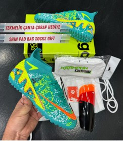 Resim AİRBOOM Laliga Pro Halı Saha 3'lü Set+Çanta+Çorap+Tekmelik 