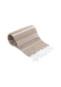 Resim Summer Wind Soft %100 Pamuk Peştemal 100x180 Cm Kahve Çok Renkli 