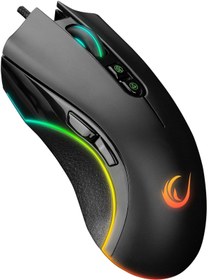 Resim RAMPAGE SMX-R22 Phoenix 7 Tuşlu RGB 4800dpi Oyuncu Mouse Siyah 