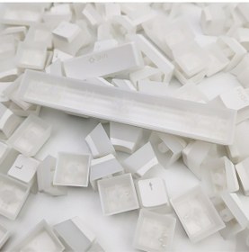 Resim 130 Keys Pudding Keycaps Klavye Tuş İki Renki Kalıplama Keycaps 15 
