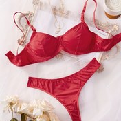 Resim Sevgililer Günü Sınırlı Sayıda Kadınlar İçin Şık Yeni Kırmızı Sütyen Eşofman Takımı 
