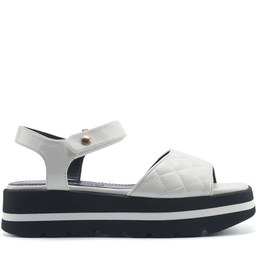 Resim Nine West ORKESSA 5FX Beyaz Kadın Düz Sandalet 
