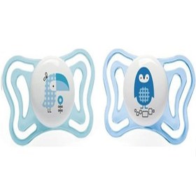 Resim Chicco Pyhsio Light Silikon Emzik 2Li 2-6 Ay Erkek 
