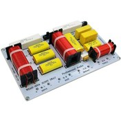 Resim 350w 3 Yollu 3 Hoparlör Ünitesi Hifi Ev Hoparlörleri Ses Frekans Bölücü 