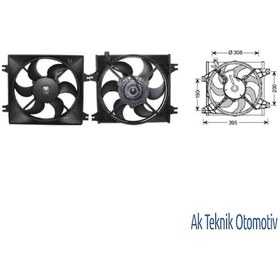 Resim Fan Motoru 12V Hyundai Accent 1.3 1.5 95..05 504627616 