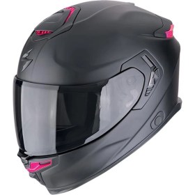 Resim Scorpion Apex Exo-Gt Sp Carbon Matrix Air Kapalı Motosiklet Kaskı Mat Siyah Pembe 