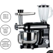 Resim Icotech SM50 2000W 6.2 L Pro Hamur Yoğurma Makinesi 