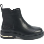 Resim İnci Incı Zınnıa 5pr Siyah Kadın Düz Bot Siyah 