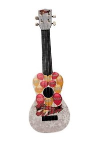 Resim Soprano Ukulele Yeni Yıl Desenli 