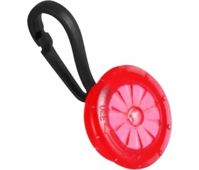 Resim Kırmızı Stil LED Bisiklet Lambası Sırt Çantası Kanca Işık Taşınabilir Hafif Fermuar Lamba Açık Gece Bisiklet Koşu Için Pet Köpek Yaka Kolye (Yurt Dışından) 