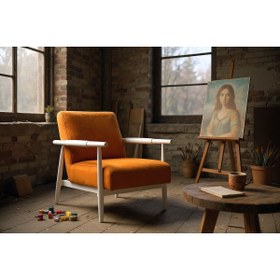 Resim BLEG Vega İskandinav Tarzı Masif Kayın Berjer – Hazır Kurulum 