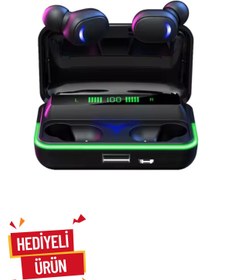 Resim FABRON E10 POWERBANK ÖZELLİKLİ ANDROİD İOS UYUMLU OYUN OYUNCU DESTEKLİ KABLOSUZ KULAKİÇİ BLUETOOTH KULAKLIK 