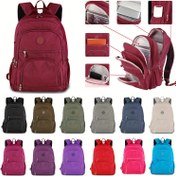 Resim 1 Büyük Kapasiteli Minimalist Sırt Çantası - Çoklu Bölümlü, Geniş, Şık Günlük Seyahat Çantası, Ayarlanabilir Askı, Fermuar Kapatma, Polyester Astar, Elde Yıkanabilir, Günlük Sırt Çantası | Minimalist Sırt Çantası | Dayanıklı Sırt Çantası 