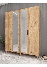 Resim Açelya Portmanto Vestiyer Ayakkabılık Çam -Ücretsiz Kurulum M2 