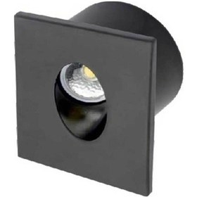 Resim 3w Ledli Koridor Armatürü Siyah Kasa Beyaz Cat Ct-5179sb Diğer 