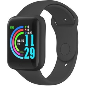 Resim Sones Y68m 1.44 İnç Akıllı Saat, Destek Nabız Kan Basıncı Kan Oksijen Me 