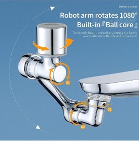 Resim Mutfak Banyo Musluk Başlığı 180 Derece Dönebilen Fonksiyonel Evrense 