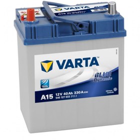 Resim Varta 12v 40ah Amper 330a Akü Blue Dynamic A15 (ters Kutup) 
