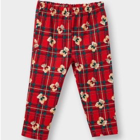 Resim Defacto Kız Bebek Pijama Takımı Kareli Ayıcıklı Uzun Kollu Üst Uzun Alt G7499a525wnrd28 Kırmızı-rd28 