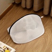 Resim 360° Sağlam Fermuarlı, Makine Güvenli Yuvarlak Tasarımlı Ağır Hizmet Tipi Gürültü Azaltıcı Ayakkabı Yıkama Torbası - 300+ İç Lif, Solmaya Karşı Dayanıklı Şönil Kumaş, Gürültü Azaltma ve Geliştirilmiş Temizlik Koruma, Çorap ve Spor Ayakkabılık 