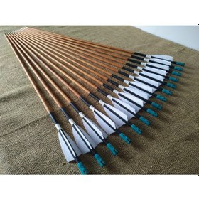 Resim Geleneksel Baturgezli Ahşap Ok 