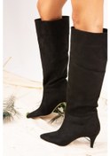 Resim Fox Shoes Siyah Kadın Çizme J749205302 