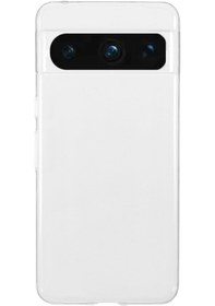 Resim Google Pixel 8 Pro Telefon Kılıfı İçin Ultra-ince Şeffaf Esnek Tpu Telefon Kapağı 
