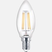 Resim Ecolite Filament C35 4 W Beyaz Mum E14 Duy Led Ampul 