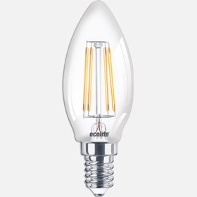Resim Ecolite Filament C35 4 W Beyaz Mum E14 Duy Led Ampul 