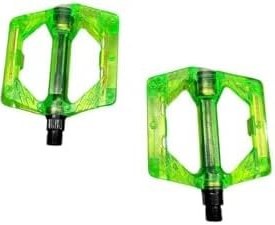 Resim BİKE SKY EVO ŞEFFAF RENKLİ PLATFORM GENİŞ PEDAL PLATFORM BİSİKLET PEDALI REFLEKTÖRLÜ 