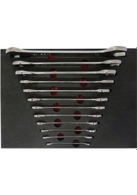 Resim Brio Anahtar İki Ağız Set 12 Parça 6X7-30X32 Sünger Yataklı 